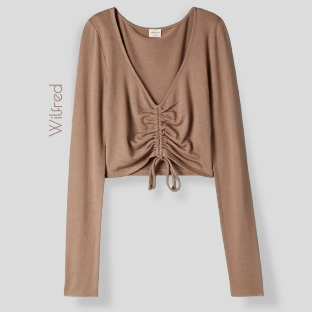 SOLD- WILFRED FREE• LYNX• Long Sleeved Adjustable Top  #Clay Argil #Lynx - Picture 3 of 12